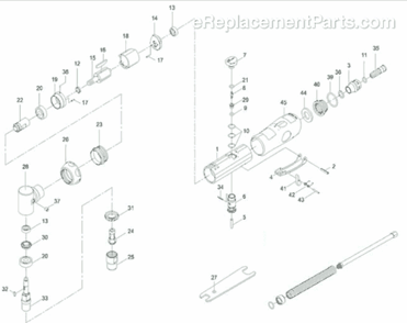 Part Location Diagram of 2050484463 Chicago Pneumatic SPINDLE